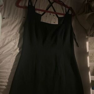 Black Dress with open back